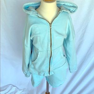 Zara short and hoodie set GIRLS size 12